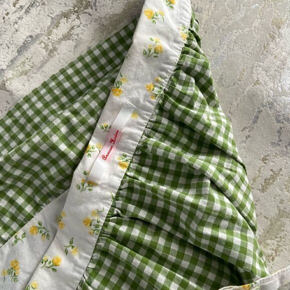 American Hostess Vintage Gingham Check Apron - Picture 8 of 12